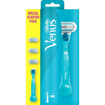 Gillette Venus Smooth Handle Women’s Razor - 1 Handle + 3 Refills - Karout Online -Karout Online Shopping In lebanon - Karout Express Delivery