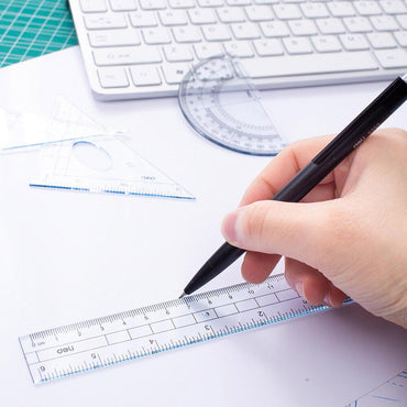 Deli E9597 Ruler Set of 4 pcs - Karout Online -Karout Online Shopping In lebanon - Karout Express Delivery