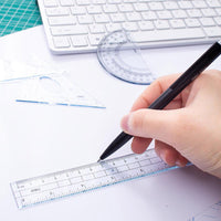 Deli E9597 Ruler Set of 4 pcs - Karout Online -Karout Online Shopping In lebanon - Karout Express Delivery