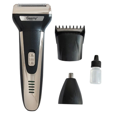 Geemy Rechargeable 3in1 Shaver And Trimmer Set / KC-4 - Karout Online -Karout Online Shopping In lebanon - Karout Express Delivery