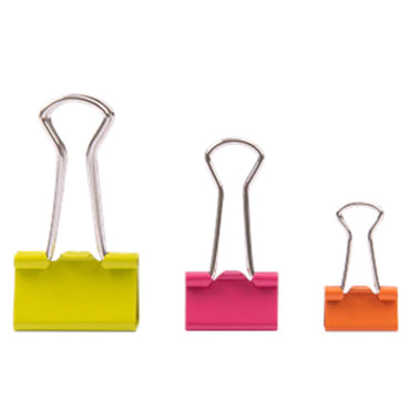 Deli E8560 Binder Clips 2.5 cm - 2 cm- 1.5m 24 pcs - Karout Online -Karout Online Shopping In lebanon - Karout Express Delivery