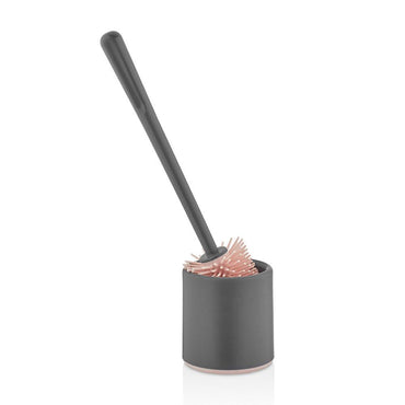 ATA HOME Silicone Wc Toilet Brush With Holder - Karout Online -Karout Online Shopping In lebanon - Karout Express Delivery