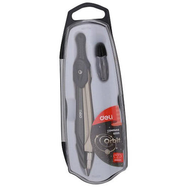 Deli EG20502 Orbit Metal Compass with Pencil Lead - Karout Online -Karout Online Shopping In lebanon - Karout Express Delivery