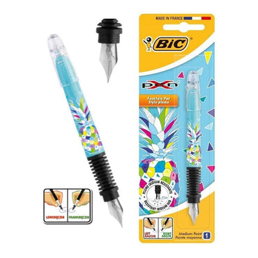 BIC X Pen Pineapple Blue - Karout Online -Karout Online Shopping In lebanon - Karout Express Delivery