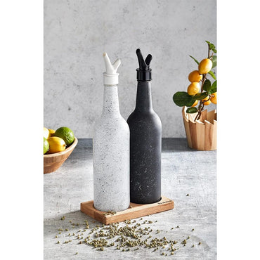 Hane Marble Decorated Oil Bottle 330cc - Karout Online -Karout Online Shopping In lebanon - Karout Express Delivery