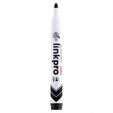 Deli U00520 Dry Erase Marker Refillable Linkpro 2mm Black - Karout Online -Karout Online Shopping In lebanon - Karout Express Delivery