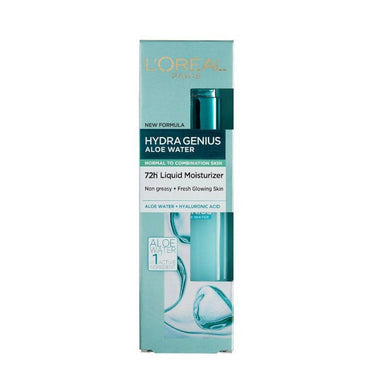 L'Oreal Paris Hydra Genius Aloe Water Normal To Combination Skin 70ml - Karout Online -Karout Online Shopping In lebanon - Karout Express Delivery