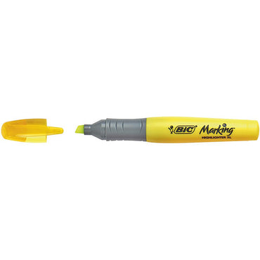 Bic Highlighter Grip Yellow / 2 Pieces - Karout Online -Karout Online Shopping In lebanon - Karout Express Delivery