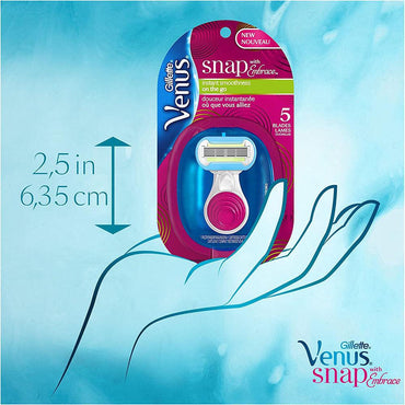 Gillette Venus Snap Embrace Razor 1 piece + case - Karout Online -Karout Online Shopping In lebanon - Karout Express Delivery