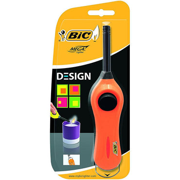 Bic Mega Fluo Lighter Design - Karout Online -Karout Online Shopping In lebanon - Karout Express Delivery