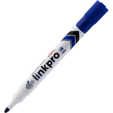 Deli U00530 Dry Erase Marker Refillable Linkpro 2mm Blue - Karout Online -Karout Online Shopping In lebanon - Karout Express Delivery