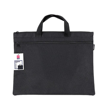 Deli EB55222 A4 Black Hand Bag 390x290mm - Karout Online -Karout Online Shopping In lebanon - Karout Express Delivery