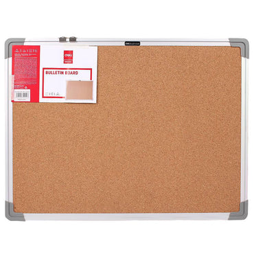 Deli E39052 Cork Bulletin Board 45 x 60 cm - Karout Online -Karout Online Shopping In lebanon - Karout Express Delivery
