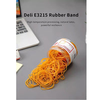 Deli 3215 Yellow Elastic Rubber Band 320 pcs - Karout Online -Karout Online Shopping In lebanon - Karout Express Delivery