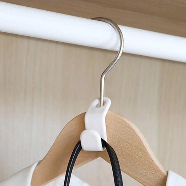 Mini Clothes Hanger Connector Hooks Plastic / KC22-68 - Karout Online -Karout Online Shopping In lebanon - Karout Express Delivery