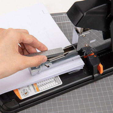 Deli E0383 Heavy Duty Stapler 210 Sheets  Black - Karout Online -Karout Online Shopping In lebanon - Karout Express Delivery