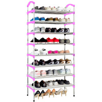 8-Layer Shoe Rack With Handrail - Elevate Your Shoe Organization / YH9906