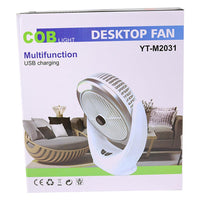 Multifunction Cob Light Desktop Fan Usb Charging / 245-17 - Karout Online -Karout Online Shopping In lebanon - Karout Express Delivery