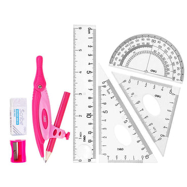 Deli EG30001 Drafting Set 8 Pcs - Karout Online -Karout Online Shopping In lebanon - Karout Express Delivery