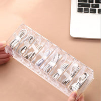 Plastic Storage Organizer Box - 8 Grids / 22FK029 - Karout Online -Karout Online Shopping In lebanon - Karout Express Delivery