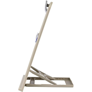 Deli E9258 HIPS Plastic Clip Board with ruler Reading Stand A4 Grey - Karout Online -Karout Online Shopping In lebanon - Karout Express Delivery