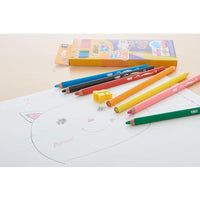 Bic Kids Color Super Soft 8 Colors pencil sharpener / 8 Pieces - Karout Online -Karout Online Shopping In lebanon - Karout Express Delivery