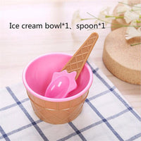 Colorful Baby Food Bowl and Spoon Set / KC22-91 - Karout Online -Karout Online Shopping In lebanon - Karout Express Delivery