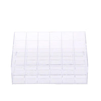 Clear Acrylic 24 Grid Makeup Organizer / 22FK031 - Karout Online -Karout Online Shopping In lebanon - Karout Express Delivery
