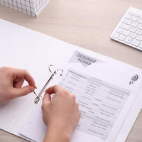 DELI E5610N 1-Inch A4 2-Holes D-Rings Ring Binder - Karout Online -Karout Online Shopping In lebanon - Karout Express Delivery