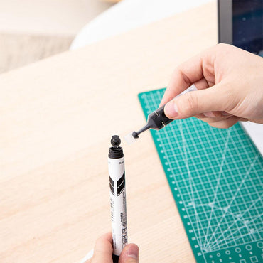 Deli U00520 Dry Erase Marker Refillable Linkpro 2mm Black - Karout Online -Karout Online Shopping In lebanon - Karout Express Delivery