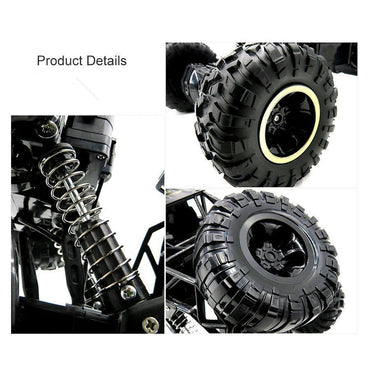 Flytec 6026 1/12 2.4G Alloy Body Shell Rock Crawler RC Car.