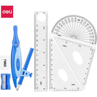Deli EG30204 Drafting Set 8 Pcs - Karout Online -Karout Online Shopping In lebanon - Karout Express Delivery