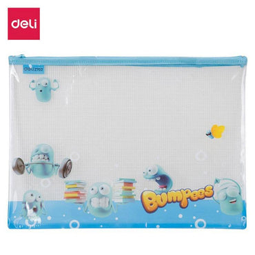 Deli EZ70202 Zip Bag A4 - Karout Online -Karout Online Shopping In lebanon - Karout Express Delivery