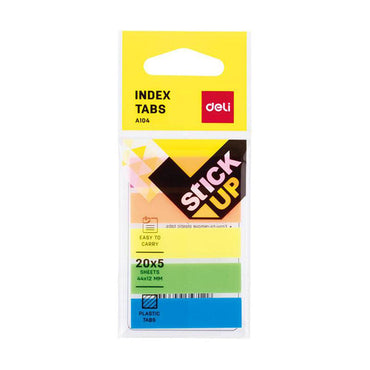 Deli EA10402 Index Tabs  44 x 12 mm - Karout Online -Karout Online Shopping In lebanon - Karout Express Delivery