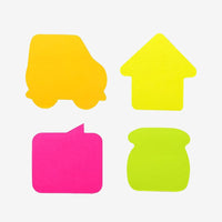 Deli EA03102 Shapes Sticky Notes, 76 x 76mm 80 Sheets - Karout Online -Karout Online Shopping In lebanon - Karout Express Delivery