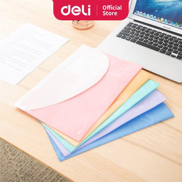 DELI E5506 File Bag Snap FC - Karout Online -Karout Online Shopping In lebanon - Karout Express Delivery