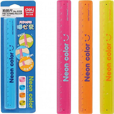 Deli E6206 Slap Bracelet Ruler 18 cm - Karout Online -Karout Online Shopping In lebanon - Karout Express Delivery