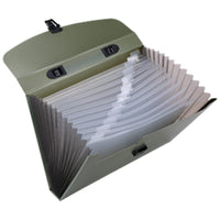 DELI E5557 Expanding File with Handle A4 -13 Pockets - Karout Online -Karout Online Shopping In lebanon - Karout Express Delivery