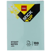 Deli EA01403 Sticky Notes 76×101 mm 100 sheets - Karout Online -Karout Online Shopping In lebanon - Karout Express Delivery