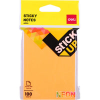 Deli EA02402 Sticky Notes 76×101 mm 100 sheets - Karout Online -Karout Online Shopping In lebanon - Karout Express Delivery