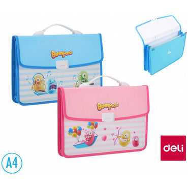 Deli EZ60002 Expanding File A4 - 2 pockets - Karout Online -Karout Online Shopping In lebanon - Karout Express Delivery