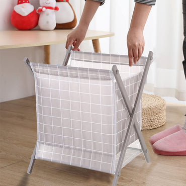 Multifunctional Storage Basket Foldable Dirty Clothes Basket Multicolor Laundry Stool, Storage