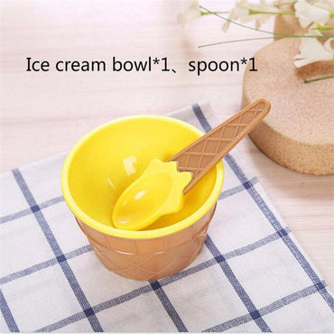Colorful Baby Food Bowl and Spoon Set / KC22-91 - Karout Online -Karout Online Shopping In lebanon - Karout Express Delivery