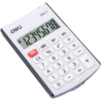 Deli E39217 Calculator Metal - 8 Digits With Cover - Karout Online -Karout Online Shopping In lebanon - Karout Express Delivery