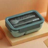 (net) Lunch Box, Leakproof,Food Container Cutlery Set, Bpa Free, Microwave Dishwasher Safe Meal Prep Containers / 78913