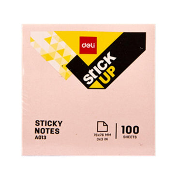 Deli EA01303 Sticky Notes 76×76 mm 100 sheets - Karout Online -Karout Online Shopping In lebanon - Karout Express Delivery