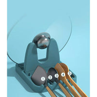 Shop Online Foldable Pot Lid Rack Plastic Holder Stand- Karout Online Shopping In lebanon
