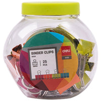 Deli E8558 Binder Clips 25 pcs 2 cm - Karout Online -Karout Online Shopping In lebanon - Karout Express Delivery