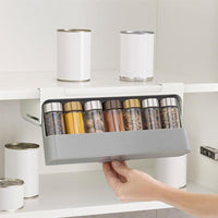 Shop Online Kitchen Self adhesive Spice Organizer Rack Seasoning Bottle Storage Rack / KC22-60 - Karout Online Shopping In lebanon