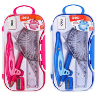 Deli EG30204 Drafting Set 8 Pcs - Karout Online -Karout Online Shopping In lebanon - Karout Express Delivery